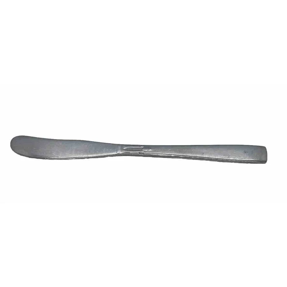 Midcentury Modern Silver Plate Butter 6 3/8” Spreader Art Deco Style Post-1940's